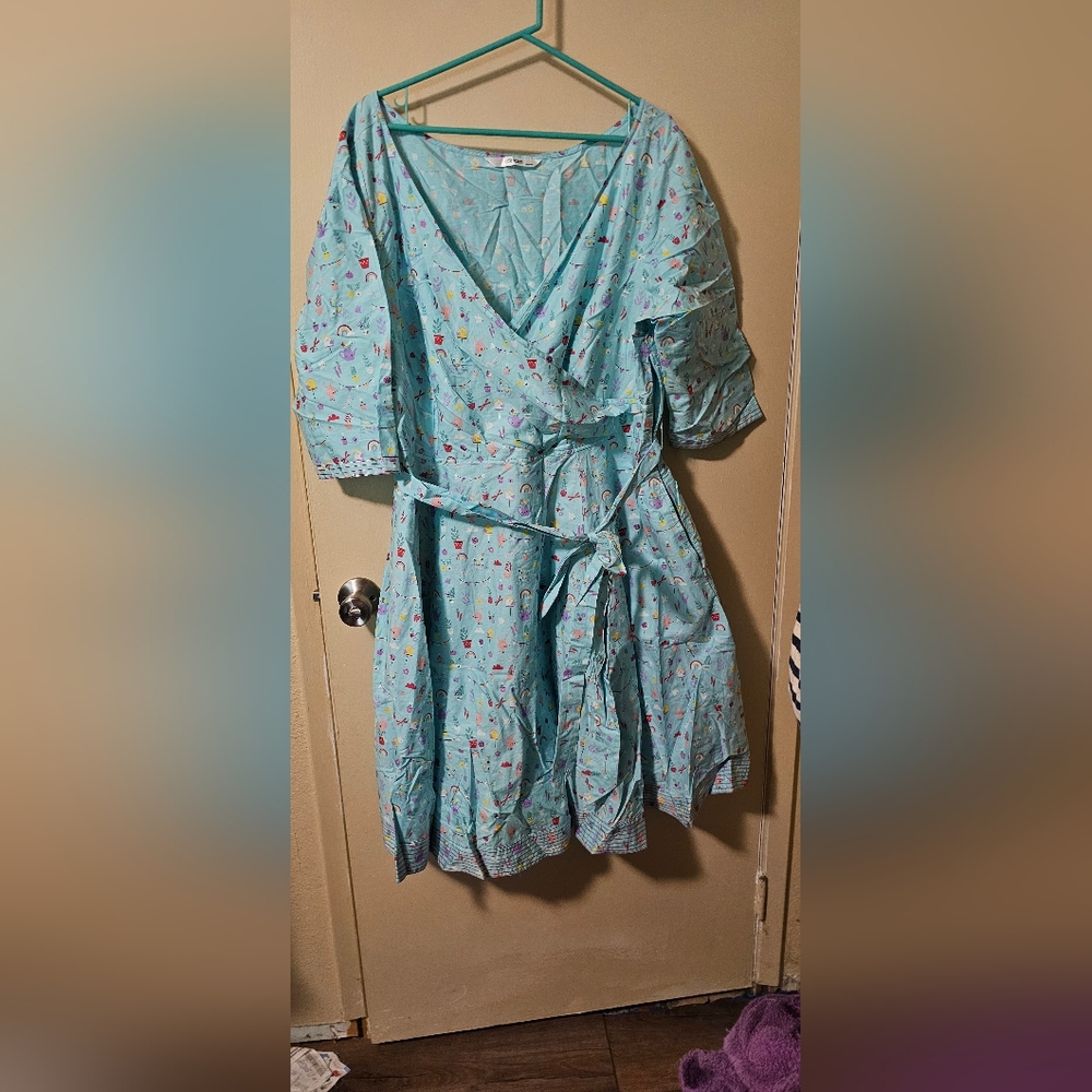 Pastel fit and flare